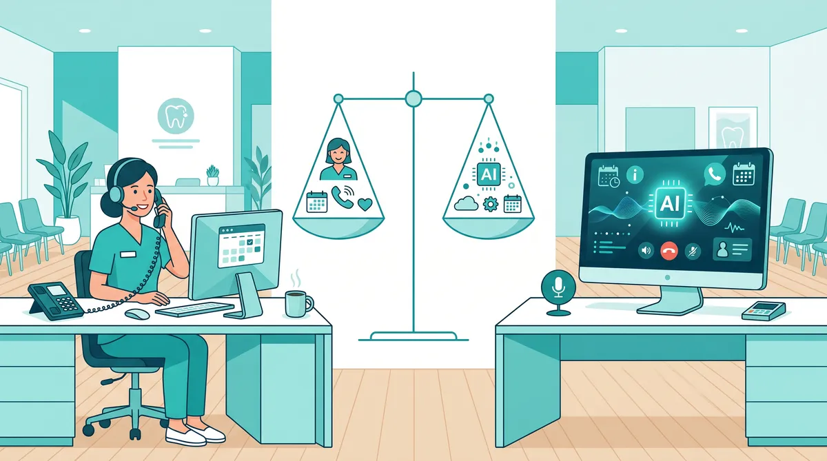 AI vs Hiring a Dental Receptionist: Real Cost in 2026